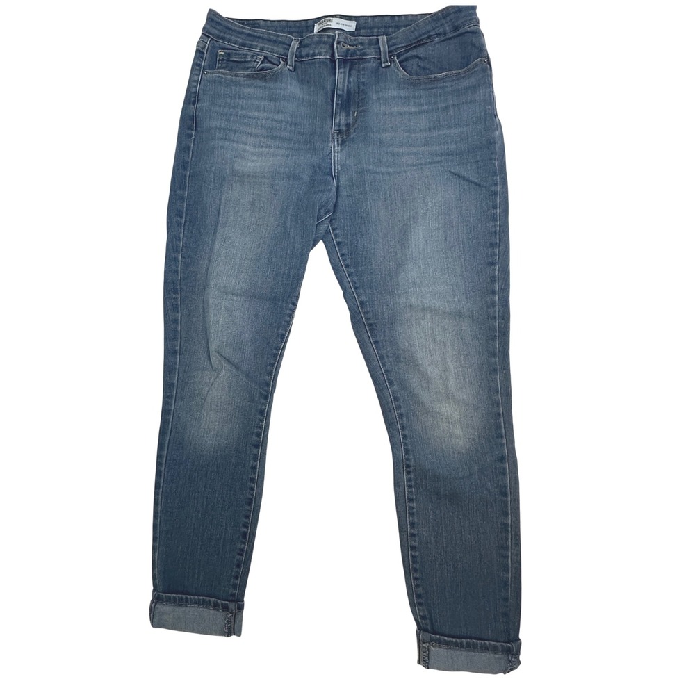 Signature‎ Levi Strauss Mid-Rise Skinny Jeans Women's Size 12M/W31 Light Wash